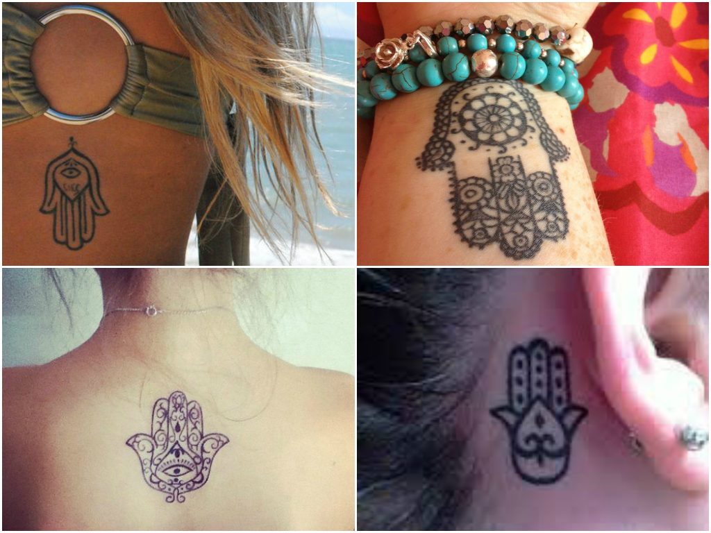 Inspiração: tatuagens de Hamsá.